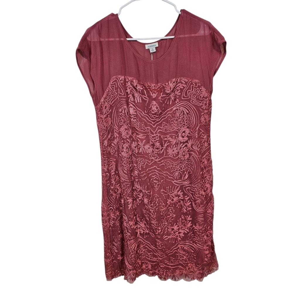 Sundance Lilian Rose Embroidered Mesh Dress - Picture 2 of 7